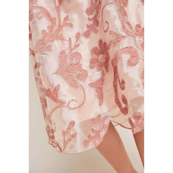 NWT Anthropologie Maeve "Shannon" Embroidered Midi Skirt - Picture 3 of 7